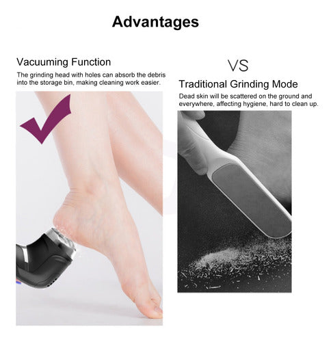 Electric Foot Callus Remover Scrubber File Pedicure Kits