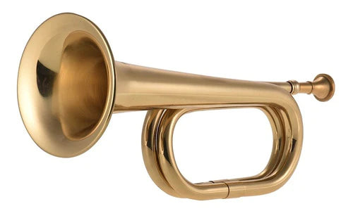 Trompeta Muslady B Flat Bugle Call Latón Cuerno Caballería
