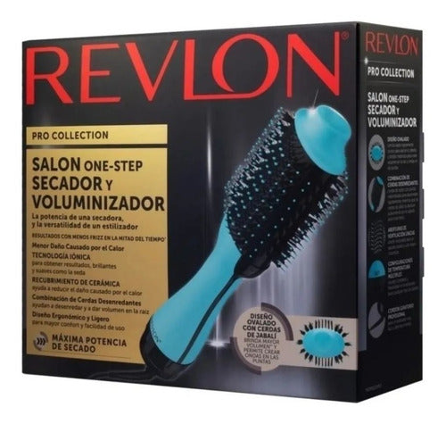 Revlon Salon One-step Secador Y Voluminizador Menta 3 Niv Ev