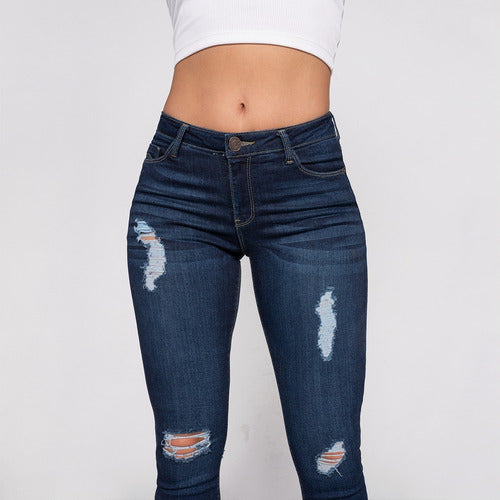 Jeans Seven Pantalón Levanta Pompa Mujer Pushup 4170stob