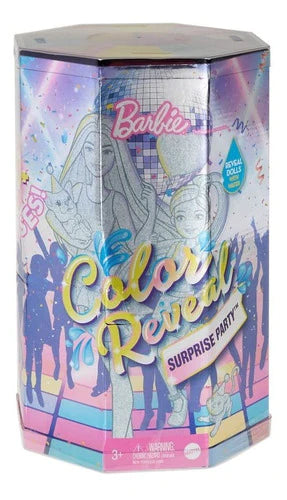Barbie Color Reveal Fiesta Sorpresa +50 Accesorios Sorpresa
