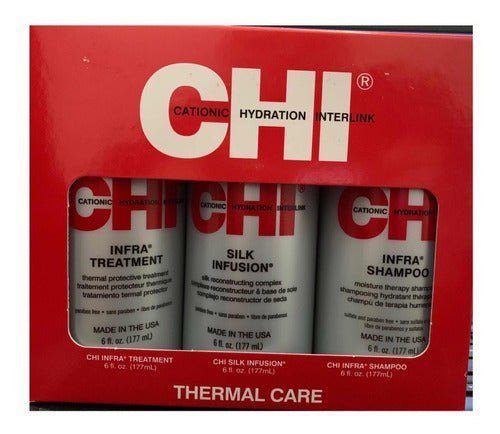 Chi Thermal Care Infra Shampoo Silk Infusion Infra Treatment