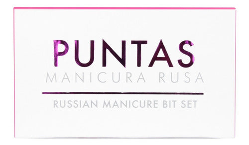 Set De Puntas Para Manicura Rusa Profesional Nail Factory