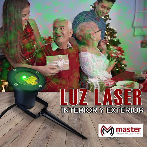 Luz Laser Multipunto Navidad Interior Y Exterior Master