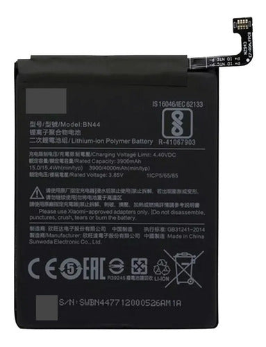 Bateria Compatible Con Redm 5 Plus Bn44 4000mah Pila