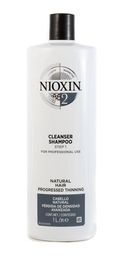 Nioxin Cleanser 2 1000ml- Shampoo Crecimiento De Cabello