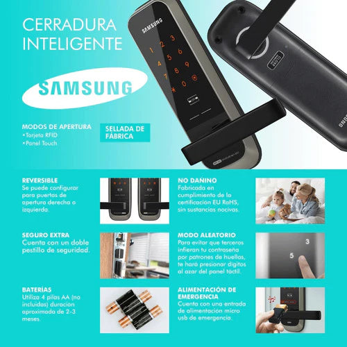 Cerradura Electrónica Inteligente Digital Samsung Shp-h20