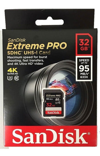 Memoria Flash Sandisk extreme Pro Uhs-i Sdsdxxg 32 Gb C10