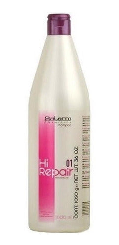 Salerm Hi  Repair Shampoo 1000ml Cabello Maltratado Cn Envio