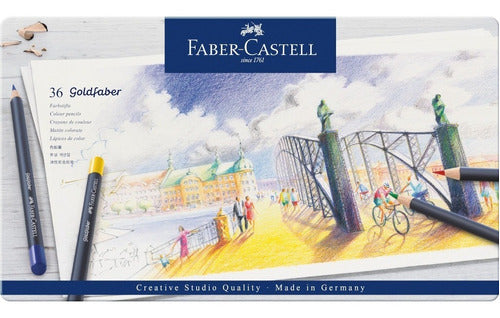 Faber-castell - Lapices De Color Para Arte Goldfaber X 36