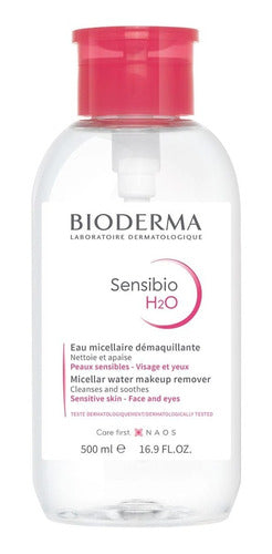 Agua Micelar Bioderma Sensibio H2o Bomba Inversa 500 ml