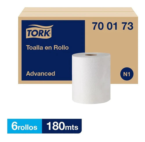 Tork Toalla En Rollo Advanced Hd 6 Rollos / 180 Mts