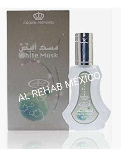 White Musk Spray 35 Ml Perfume Árabe Al Rehab