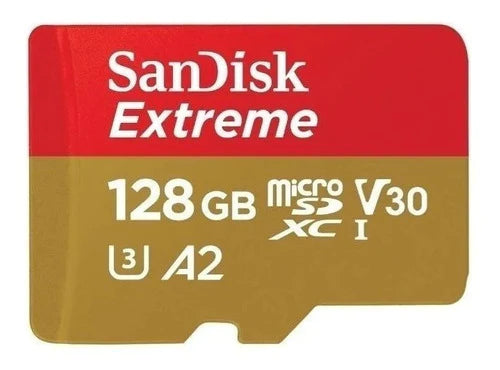 Memoria Micro Sd Sandisk Extreme 128gb Gopro 4k U3 C10 V30