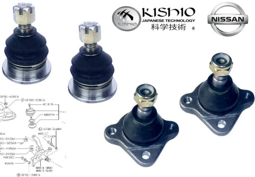 2 Rotulas Superiores 2 Inferiores Nissan Ichivan 87-93 Kishi