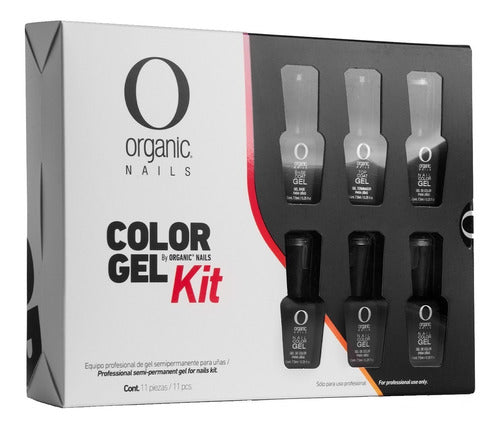 Kit Color Gel Basico Aplicación Uñas By Organic Nails
