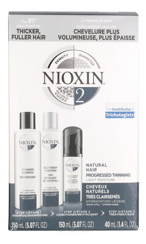 Nioxin 2 Kit 150ml Sistema 2 Para Caída Del Cabello