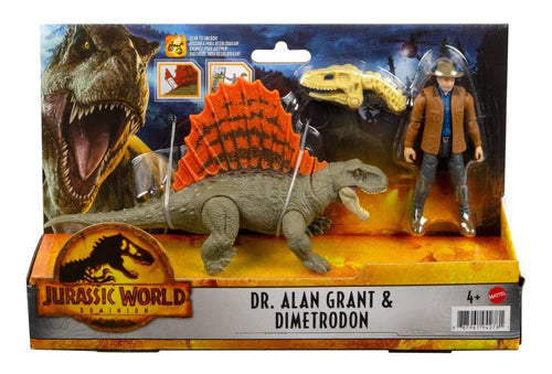 Dinosaurio Jurassic World Dr. Alan Grant Y Dimetrodon