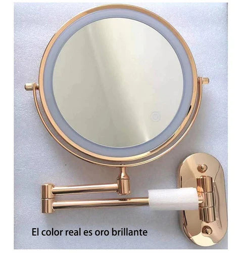 Led Espejo Ajustable 10x Espejo De Maquillaje De Aumento