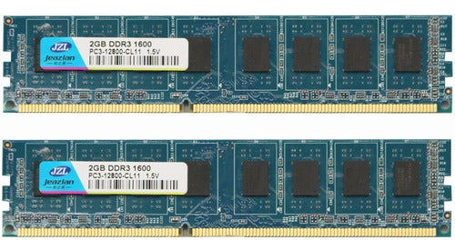 2pza 2gb Pc Computadora Memoria Ram Ddr3 Pc3-12800u 1600mhz