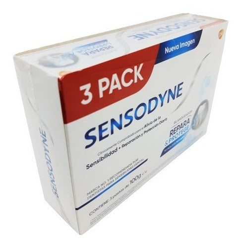 Pasta Dental Sensodyne Rapido Alivio Pack (3pz) De 100g C/u