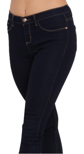 Jeans Mujer Básico De Moda Skinny Entallado Diseño Original