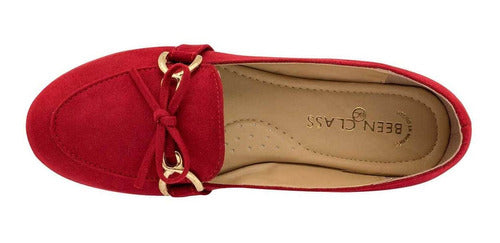 Been Class Mujer Zapato Casual Color Rojo. Cod 101563-1