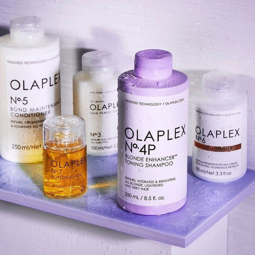 Kit Shampoo Morado No.4p Tratamiento No. 3 Olaplex 100 Ml