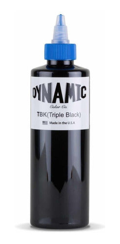 Dynamic Ink Triple Black Tinta Negra 8oz