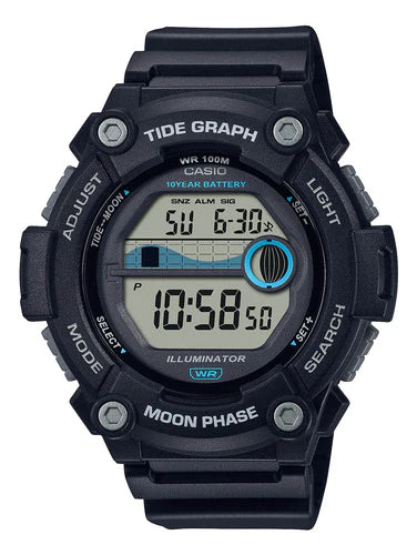 Reloj Para Hombre Casio Ws-1300h Tide Graph
