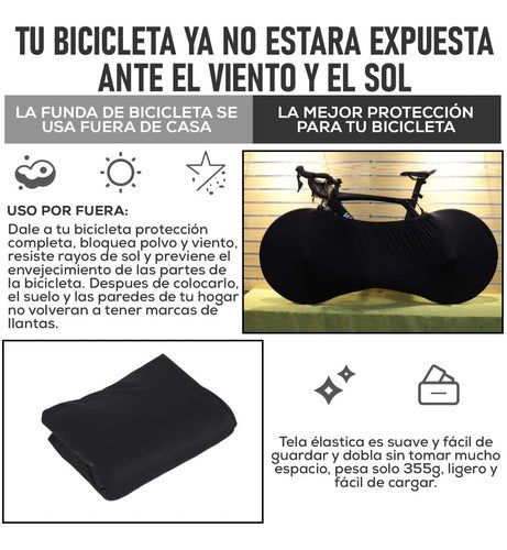 Protector Para Bicicletas, Cubre Golpes Y Polvo