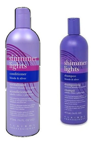Shampoo 236ml + Acondicionador Shimmer Lights De 473ml
