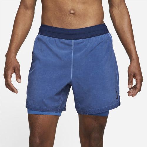 Shorts 2 En 1 Para Hombre Nike Yoga Dri-fit