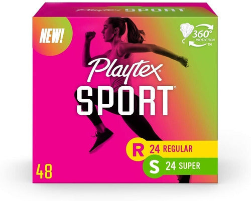 Playtex Pack 48 Tampones Deportivos Regular/ Superabsorbente