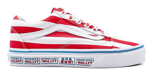 Tenis Vans Where's Waldo Old Skool Donde Esta Wally Rayas