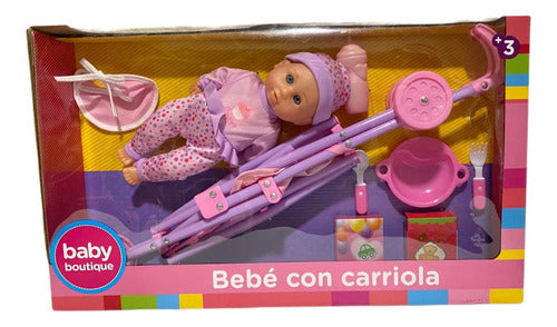 Bebé Con Carriola - Baby Boutique
