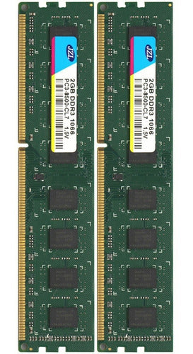 2*2gb Memoria Pc Computadora Ram Ddr3 Pc3-8500u Udimm