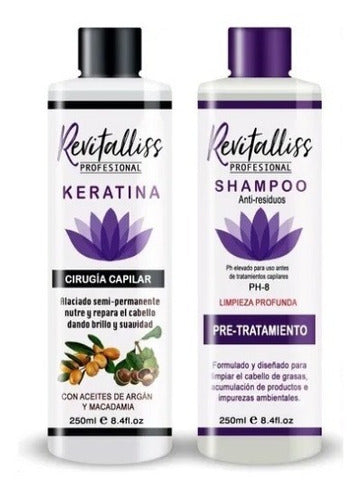 Keratina Brasileña Revitalliss Cirugía Capilar+shampoo 250ml