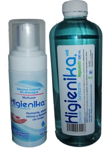 Higiene Personal Higienika Antibacterial  Kit 160ml X 4