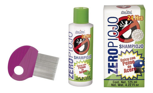 Kit Anti Piojos Shampoo Zeropiojos + Spray + Gel Eliminador