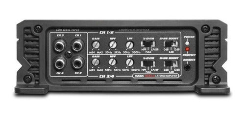 Amplificador Db Drive Wdx400.4 1200w De 4 Canales Clase A/b