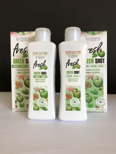 Salerm Green Shot Shampoo + Bálsamo 100% Vegano 300ml C/u