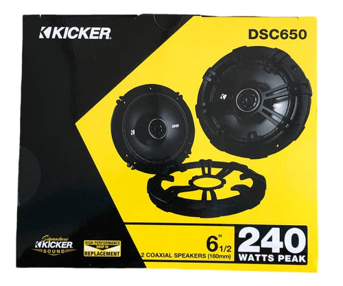 Paquete Bocinas Kicker Dsc6504 6.5 Y Dsc69304 6x9