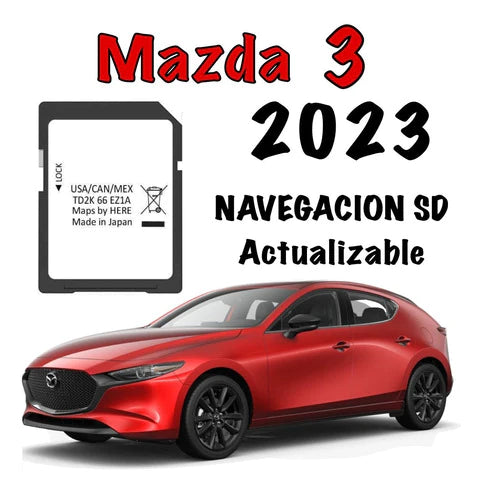 Tarjeta De Navegación Sd Mazda 3 2023 Actualizable Tool Box