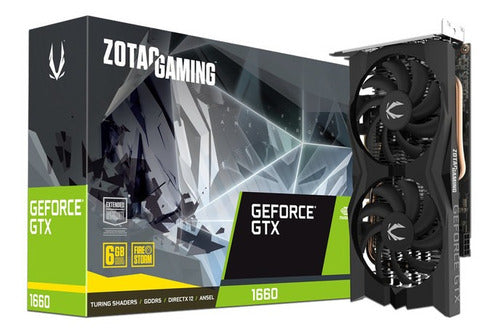 Tarjeta De Video Nvidia Geforce Gtx 1660 Zotac Twin Fan