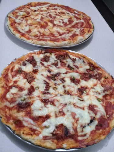 Charolas Para Pizza 3 Piezas 40cm C/u Aluminio 100%mexicano