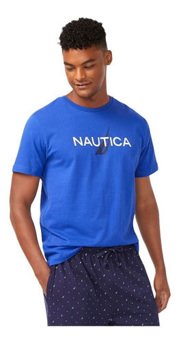 Playera Camiseta Cuello Redondo Nautica Hombre Original
