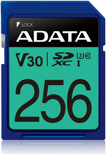 Adata Memoria Sdxc Pro 256gb Uhs-i U3 Cl10 Asdx256gui3v30s-r