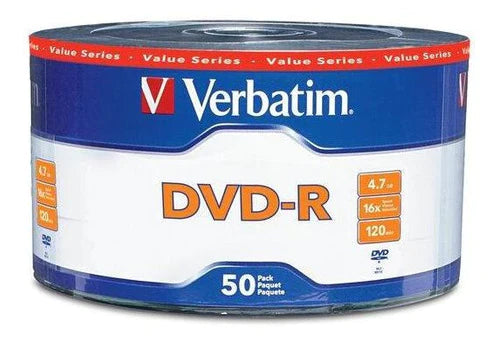 Torre De Discos Virgenes Verbatim Para Dvd, Dvd-r, 50 Discos