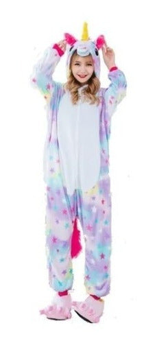 Pijama Mameluco Disfraz Unicornio Adulto